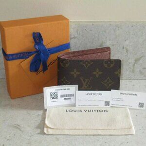 AUTHENTIC Louis Vuitton Monogram Canvas Multiple Card Wallet